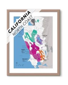 Wine Folly Wine Map USA- North Coast