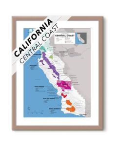 Wine Folly Wine Map USA- Central Coast