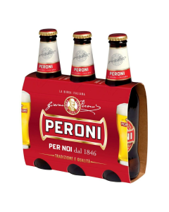 Peroni Red 330ml Bottle Three Pack