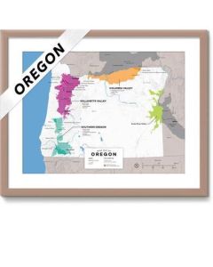 Wine Folly Wine Map USA- Oregon