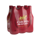 Carlton Draught 375ml Bottle 6-Pack