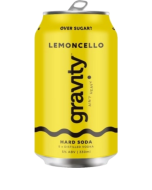Gravity Lemoncello Vodka Seltzer 330ml Can Four Pack